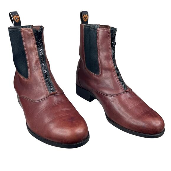 Ariat Women’s Cobalt Devon Paddock Brown Leather Western Boot Size US 7.5 B - Picture 5 of 10